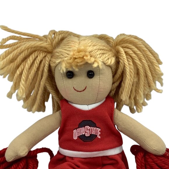 The Ohio State Cheerleader Plush Stuffed Doll Game Day Outfitters 10” New - Picture 2 of 6